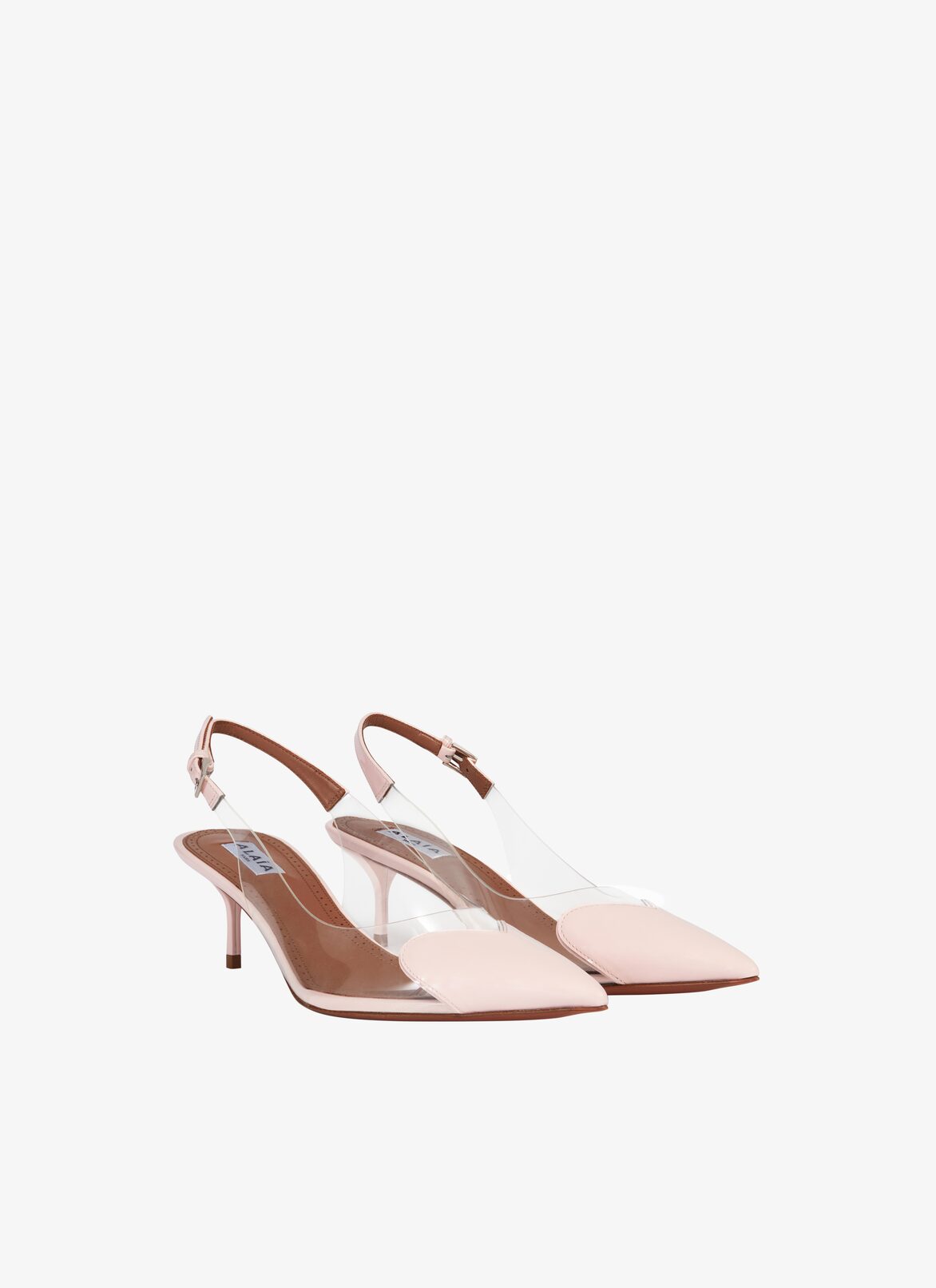 LE CŒUR SLINGBACKS IN PATENT LAMBSKIN
 ALAÏA PINK LE CŒUR SLINGBACKS IN PATENT LAMBSKIN